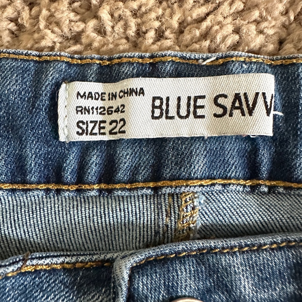 Denim Blue Women's Shorts 22 - Picture 3 of 6